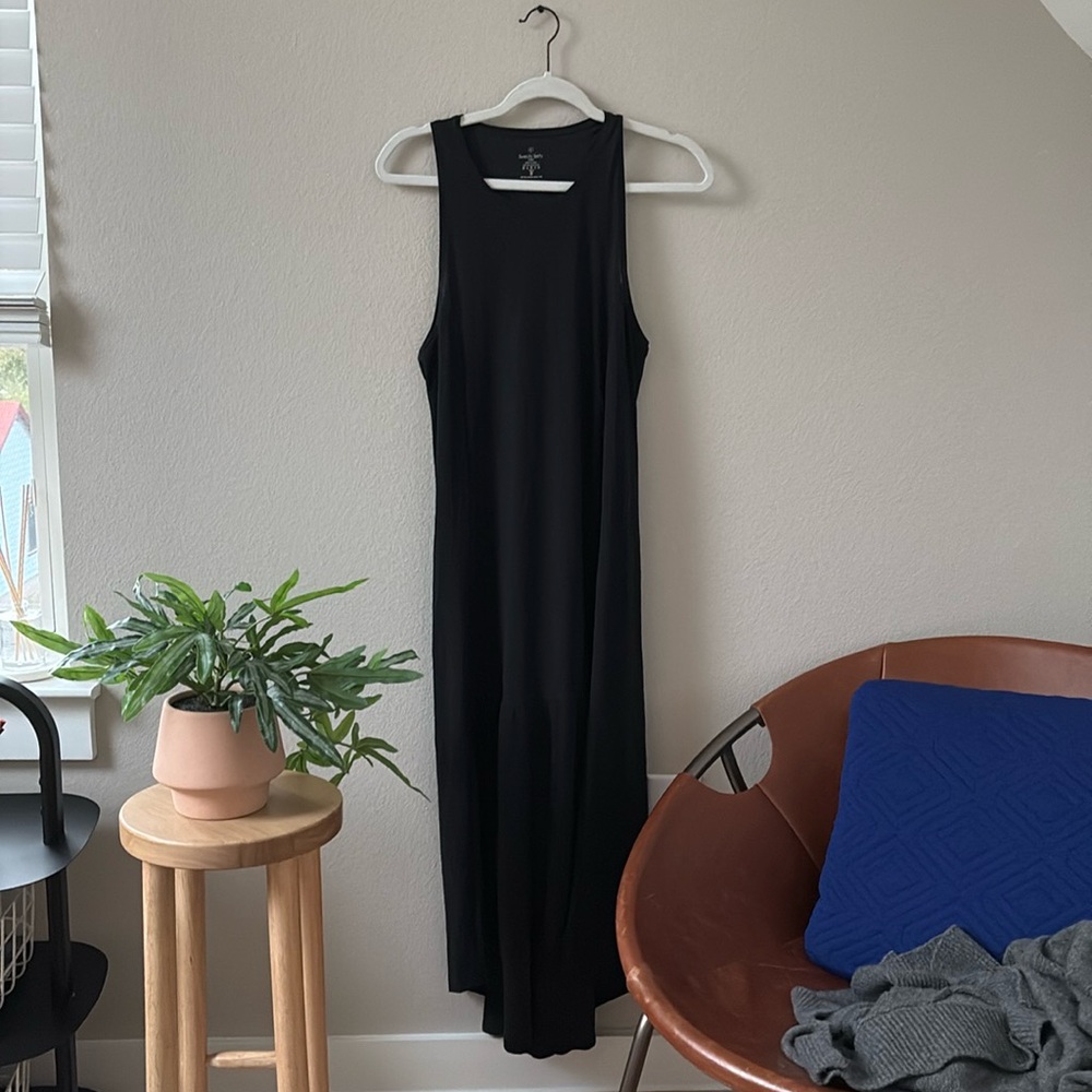 Sweaty Betty maxi racerback dress in black